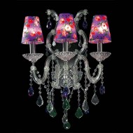 Бра Beby Beby Rose 0130A01 Chrome F 4021 SW Blu Violet Бра Beby Beby Rose 0130A01 Chrome F 4021 SW Blu Violet