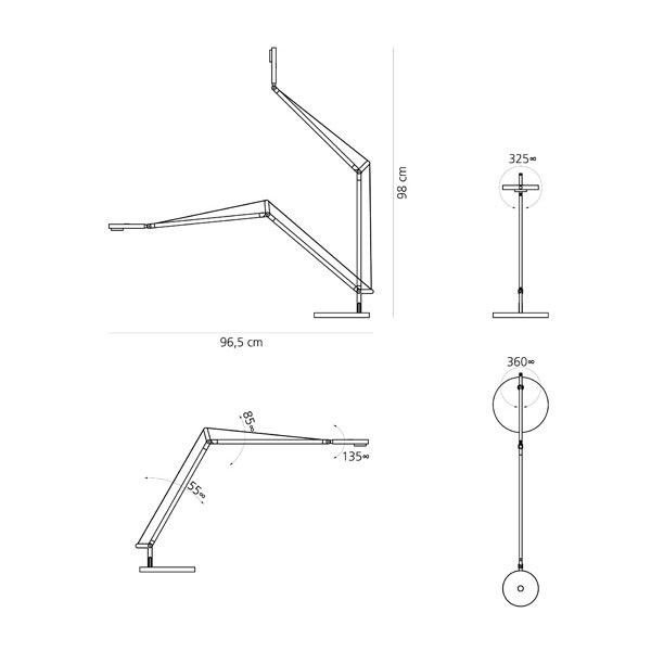 Настольная лампа Artemide Demetra 1740020A Настольная лампа Artemide Demetra 1740020A