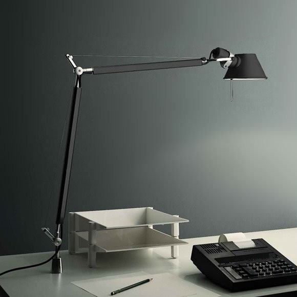 Настольная лампа Artemide Tolomeo micro black A010930 + A004200 Настольная лампа Artemide Tolomeo micro black A010930 + A004200