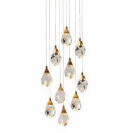Подвесной светильник DeLight Collection crystal rock ii 9701P/10R brass