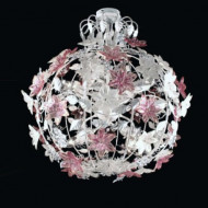 Потолочный светильник Renzo Del Ventisette PL 14382/8 DEC. 0148 + ARGENTO Потолочный светильник Renzo Del Ventisette PL 14382/8 DEC. 0148 + ARGENTO