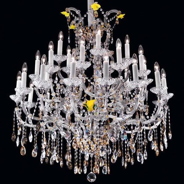 Люстра Beby Group Queen of Roses 9000B27 Gold Swarovski Almond Люстра Beby Group Queen of Roses 9000B27 Gold Swarovski Almond