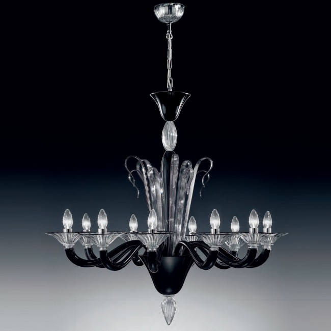 Люстра De Majo 7088 K10 070880K60 black Люстра De Majo 7088 K10 070880K60 black