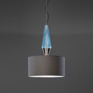 Подвесной светильник Euroluce Argo S1 SHADE nickel Aquamarine Подвесной светильник Euroluce Argo S1 SHADE nickel Aquamarine