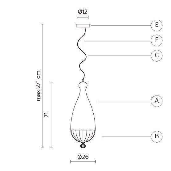 Подвесной светильник Karman Le trulle SE655T Подвесной светильник Karman Le trulle SE655T