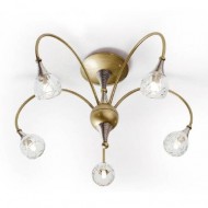 Потолочная люстра Masca Parfum 1867/5PL Ottone nichel Потолочная люстра Masca Parfum 1867/5PL Ottone nichel