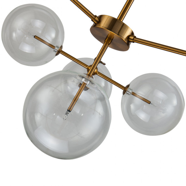 Люстра DeLight Collection Globe Mobile KG0965P-10B brass Люстра DeLight Collection Globe Mobile KG0965P-10B brass
