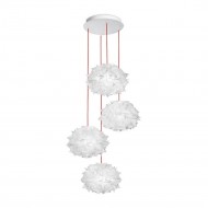 Подвесной светильник Slamp Veli SUSPENSION MINI QUARTET COUTURE VEL78SOS1400BW000 Подвесной светильник Slamp Veli SUSPENSION MINI QUARTET COUTURE VEL78SOS1400BW000