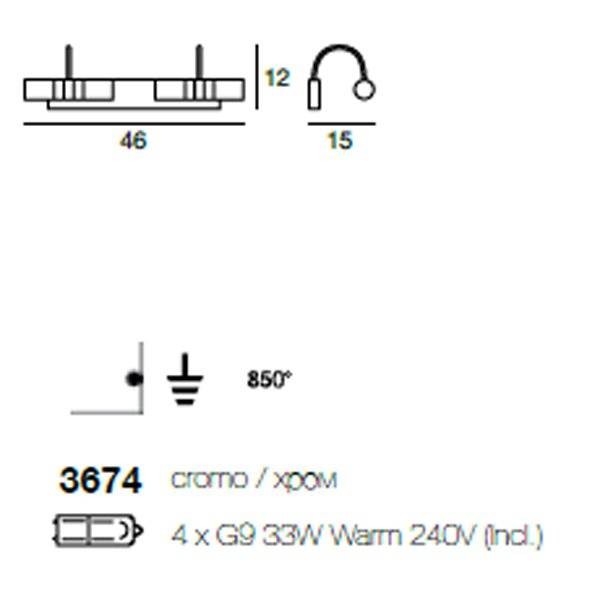 Подсветка для картин Linea Light Fotis 3674 Подсветка для картин Linea Light Fotis 3674