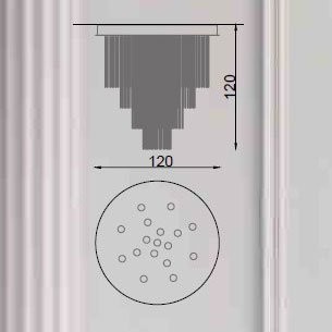 Потолочный светильник IlParalume MARINA 3324 2026 Потолочный светильник IlParalume MARINA 3324 2026