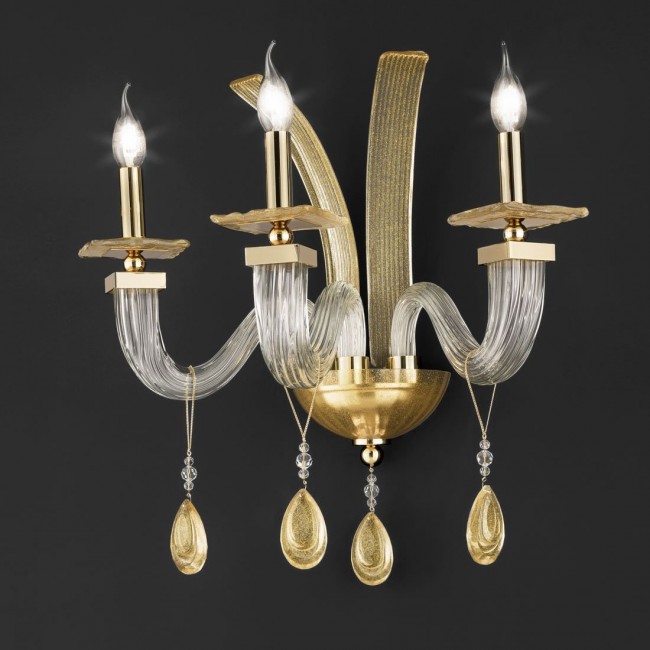 Бра Euroluce Soar A3 gold Sheen Бра Euroluce Soar A3 gold Sheen