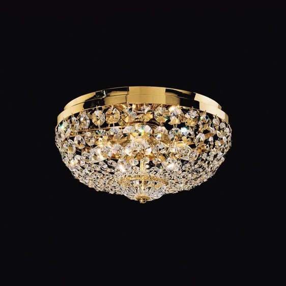 Потолочный светильник Masiero Impero & Deco VE 846 PL5 CUT CRYSTAL Потолочный светильник Masiero Impero & Deco VE 846 PL5 CUT CRYSTAL