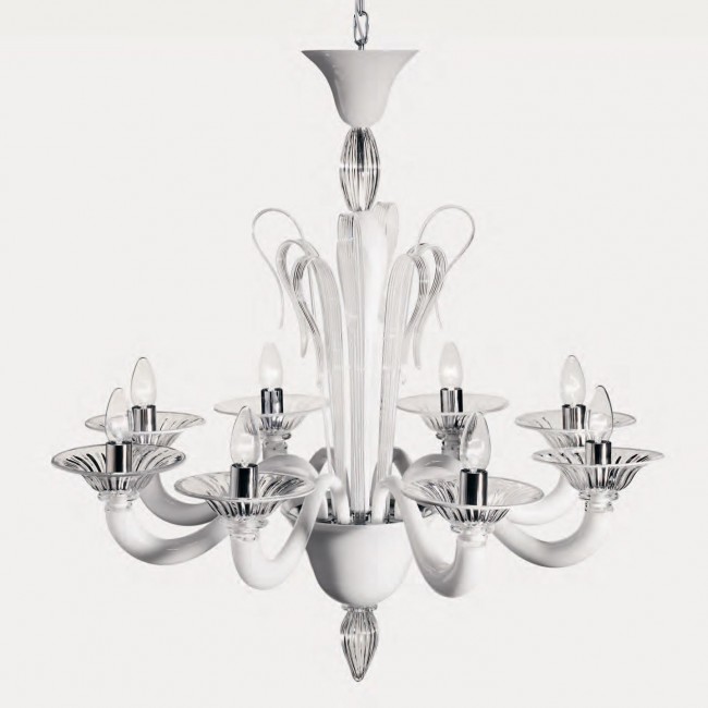 Люстра De Majo 7088 K8 070880K40 white Люстра De Majo 7088 K8 070880K40 white