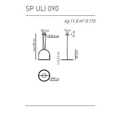 Подвесной светильник Axo Light U-Light SP ULA 090 LED RU XX Подвесной светильник Axo Light U-Light SP ULA 090 LED RU XX