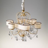 Люстра Masca Foulard 1876/6 Oro moka Люстра Masca Foulard 1876/6 Oro moka