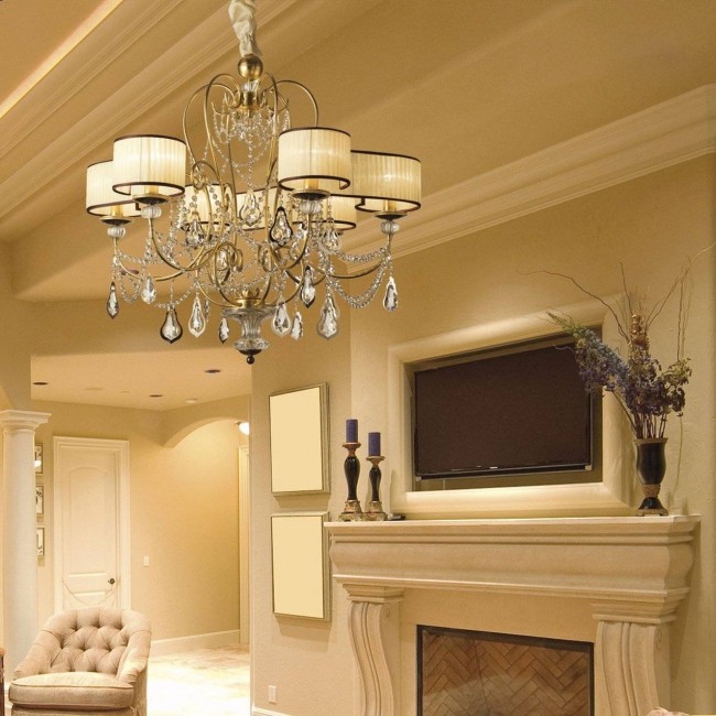 Люстра Masca Foulard 1876/6 Oro moka Люстра Masca Foulard 1876/6 Oro moka