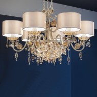 Люстра Masiero Rosemery 6 /V13/ SAT/17/ECRU Люстра Masiero Rosemery 6 /V13/ SAT/17/ECRU