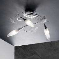 Потолочная люстра Masca Peacock 1869/3PL Argento bianco Потолочная люстра Masca Peacock 1869/3PL Argento bianco