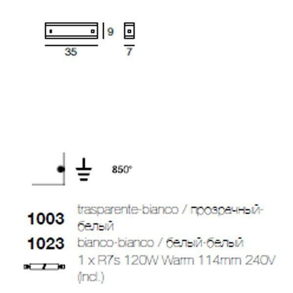Бра Linea Light Class Modern collection 1023 Бра Linea Light Class Modern collection 1023