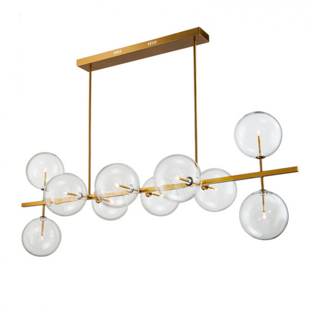 Люстра DeLight Collection Globe Mobile KG0965P-10L brass Люстра DeLight Collection Globe Mobile KG0965P-10L brass