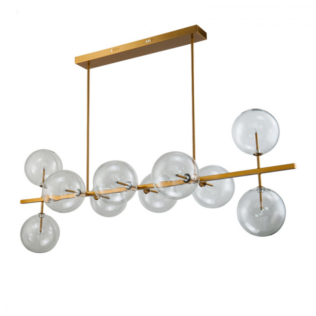 Люстра DeLight Collection Globe Mobile KG0965P-10L brass Люстра DeLight Collection Globe Mobile KG0965P-10L brass