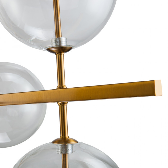 Люстра DeLight Collection Globe Mobile KG0965P-10L brass Люстра DeLight Collection Globe Mobile KG0965P-10L brass