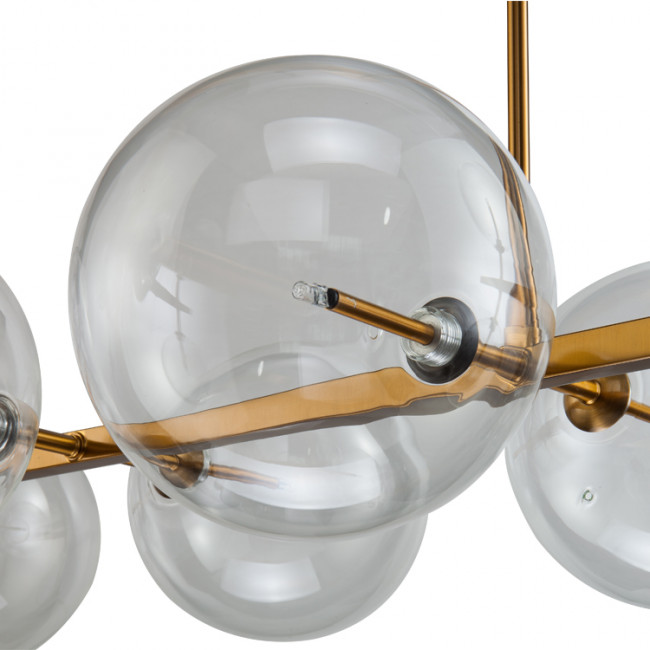 Люстра DeLight Collection Globe Mobile KG0965P-10L brass Люстра DeLight Collection Globe Mobile KG0965P-10L brass