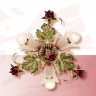 Настенно-потолочный светильник Passeri International Rose PL 5245/3 Dec. 05 Настенно-потолочный светильник Passeri International Rose PL 5245/3 Dec. 05