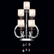 Бра Beby Group Prive 0210A04 Chrome Silver Cortina White Swarovski Plaque Бра Beby Group Prive 0210A04 Chrome Silver Cortina White Swarovski Plaque