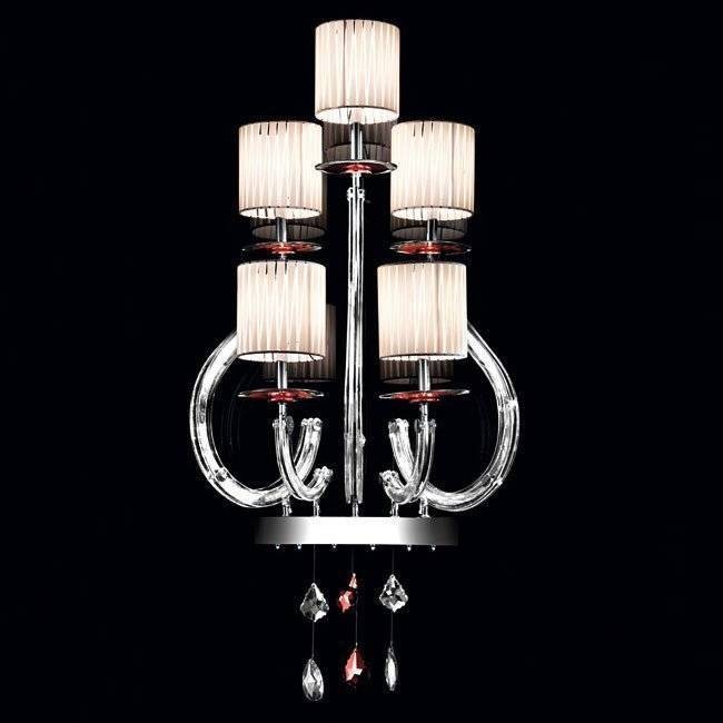 Бра Beby Group Prive 0210A04 Chrome Silver Cortina White Swarovski Plaque Бра Beby Group Prive 0210A04 Chrome Silver Cortina White Swarovski Plaque