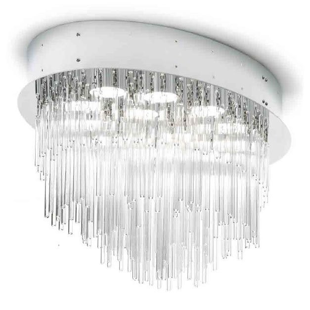 Потолочный светильник IlParalume MARINA 3324 2027/OVALE/STEEL Потолочный светильник IlParalume MARINA 3324 2027/OVALE/STEEL