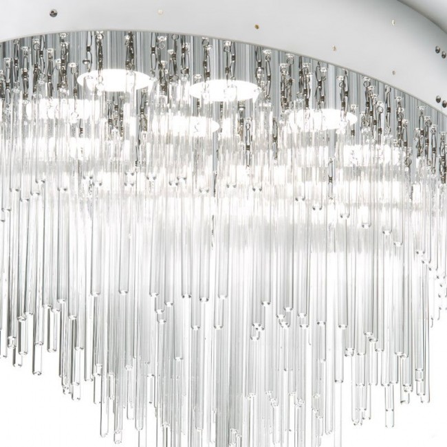 Потолочный светильник IlParalume MARINA 3324 2027/OVALE/STEEL Потолочный светильник IlParalume MARINA 3324 2027/OVALE/STEEL