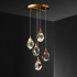 Подвесной светильник DeLight Collection crystal rock ii 9701P/5R brass