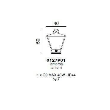 Садово-парковый фонарь Beby Group Outdoor 0127P01 Black Matt Садово-парковый фонарь Beby Group Outdoor 0127P01 Black Matt