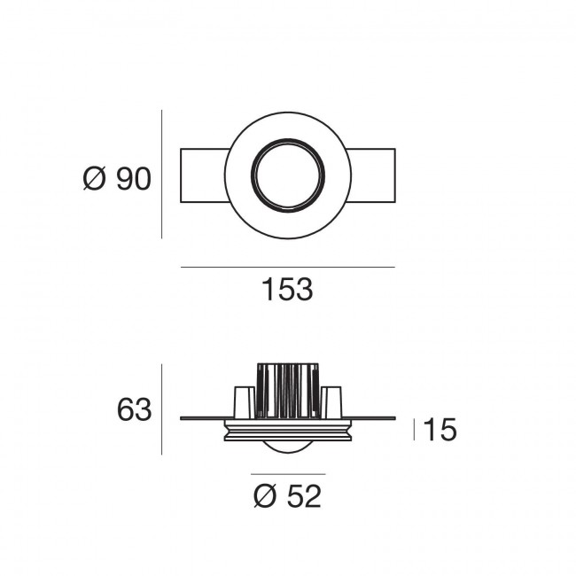 Встраиваемый светильник Linea Light Gypsum 8868 Встраиваемый светильник Linea Light Gypsum 8868
