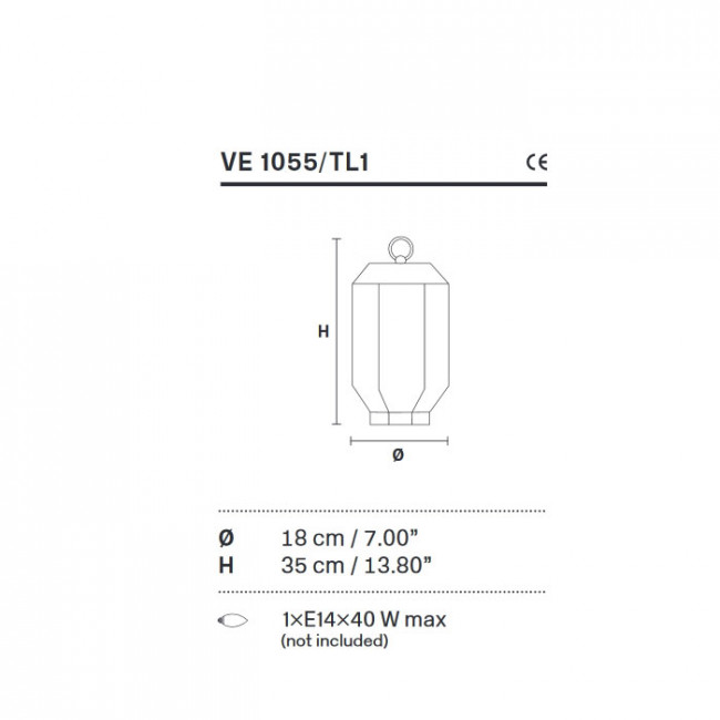 Настольный светильник Masiero Table lamps VE 1055 TL1