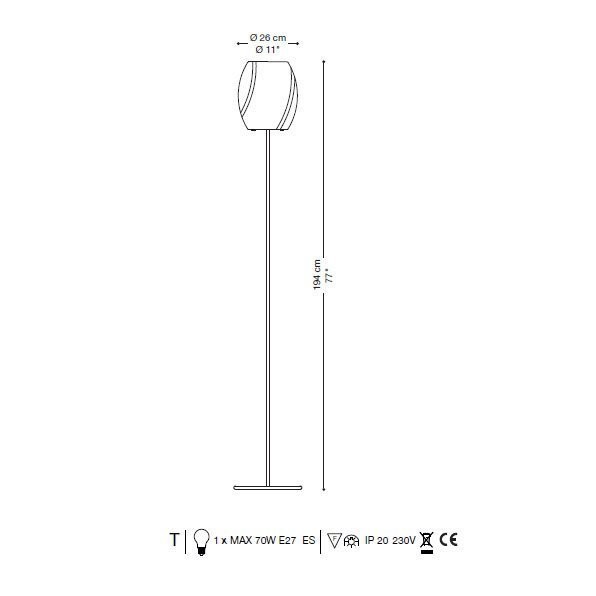 Торшер La Murrina Dolly T AY-3S Торшер La Murrina Dolly T AY-3S
