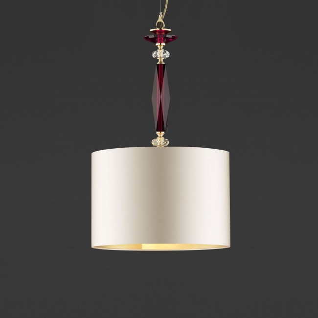 Подвесной светильник Euroluce Aurora S1 Shade gold ruby Подвесной светильник Euroluce Aurora S1 Shade gold ruby