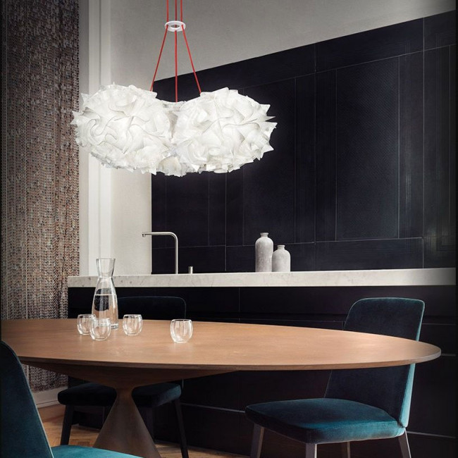 Подвесной светильник Slamp Veli SUSPENSION MINI TRIO COUTURE VEL78SOS1300BW000 Подвесной светильник Slamp Veli SUSPENSION MINI TRIO COUTURE VEL78SOS1300BW000