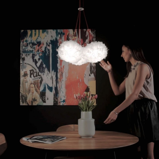 Подвесной светильник Slamp Veli SUSPENSION MINI TRIO COUTURE VEL78SOS1300BW000 Подвесной светильник Slamp Veli SUSPENSION MINI TRIO COUTURE VEL78SOS1300BW000