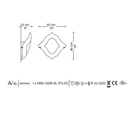 Настенный светильник La Murrina Albatros - A DA-3S Настенный светильник La Murrina Albatros - A DA-3S