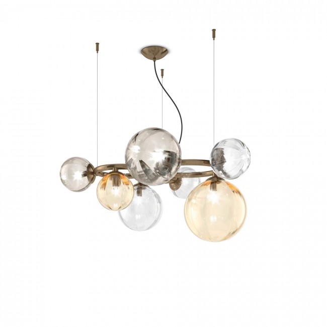 Подвесной светильник Vistosi Puppet Ring SP7 MULTI NNS Подвесной светильник Vistosi Puppet Ring SP7 MULTI NNS