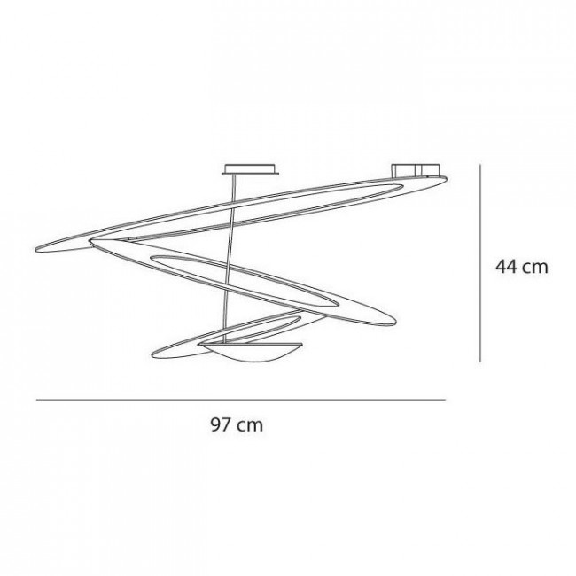 Потолочный светильник Artemide Pirce LED 1253110A