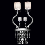 Бра Beby Group Prive 0215A03 Chrome Silver Cortina White Бра Beby Group Prive 0215A03 Chrome Silver Cortina White