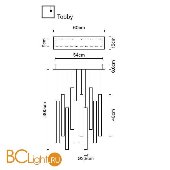 Подвесной светильник Fabbian Tooby F32 A08 00 Подвесной светильник Fabbian Tooby F32 A08 00