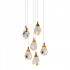 Подвесной светильник DeLight Collection crystal rock ii 9701P/6R brass Подвесной светильник DeLight Collection crystal rock ii 9701P/6R brass