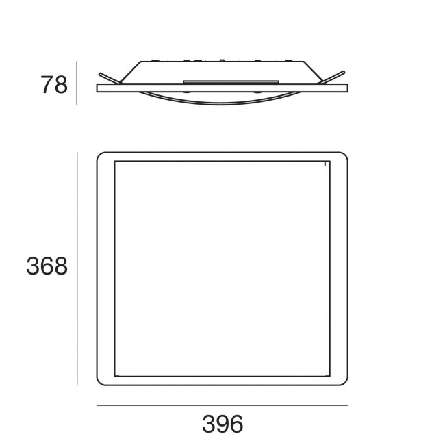 Потолочный светильник Linea Light Solido 90263