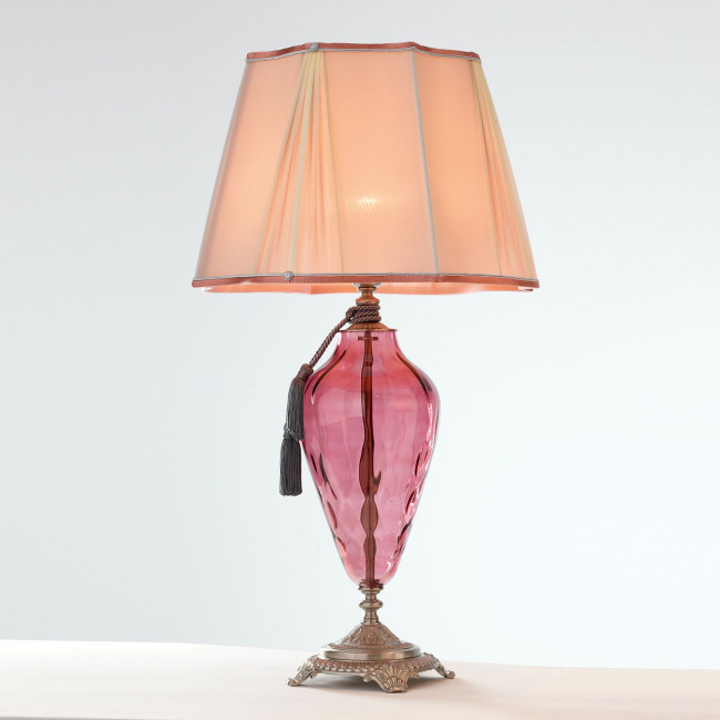 Настольная лампа Euroluce Adone LG1 silver Antique rose