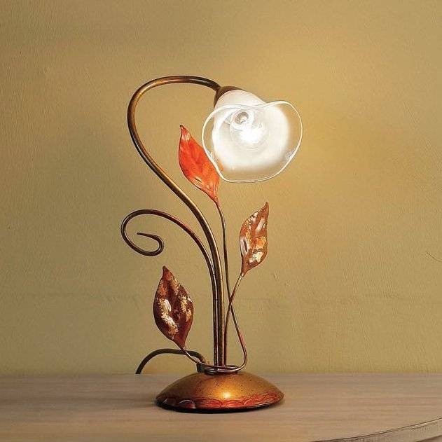 Настольная лампа Masca Florentia 1814/B1 Porpora / Glass 413 Настольная лампа Masca Florentia 1814/B1 Porpora / Glass 413