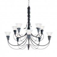 Люстра Masca Futura 1565/10 Peltro / Glass 116 Люстра Masca Futura 1565/10 Peltro / Glass 116